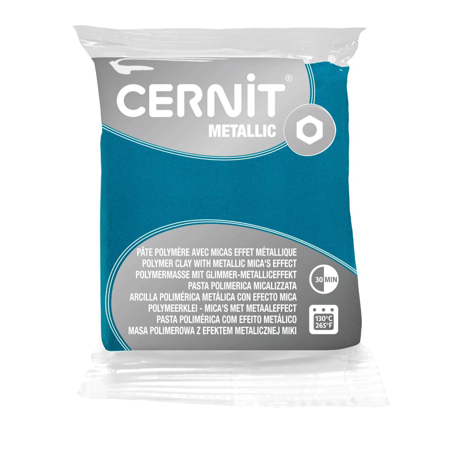 Cernit 6x Metallic 56g, Türkis - Türkis CE0870056676C