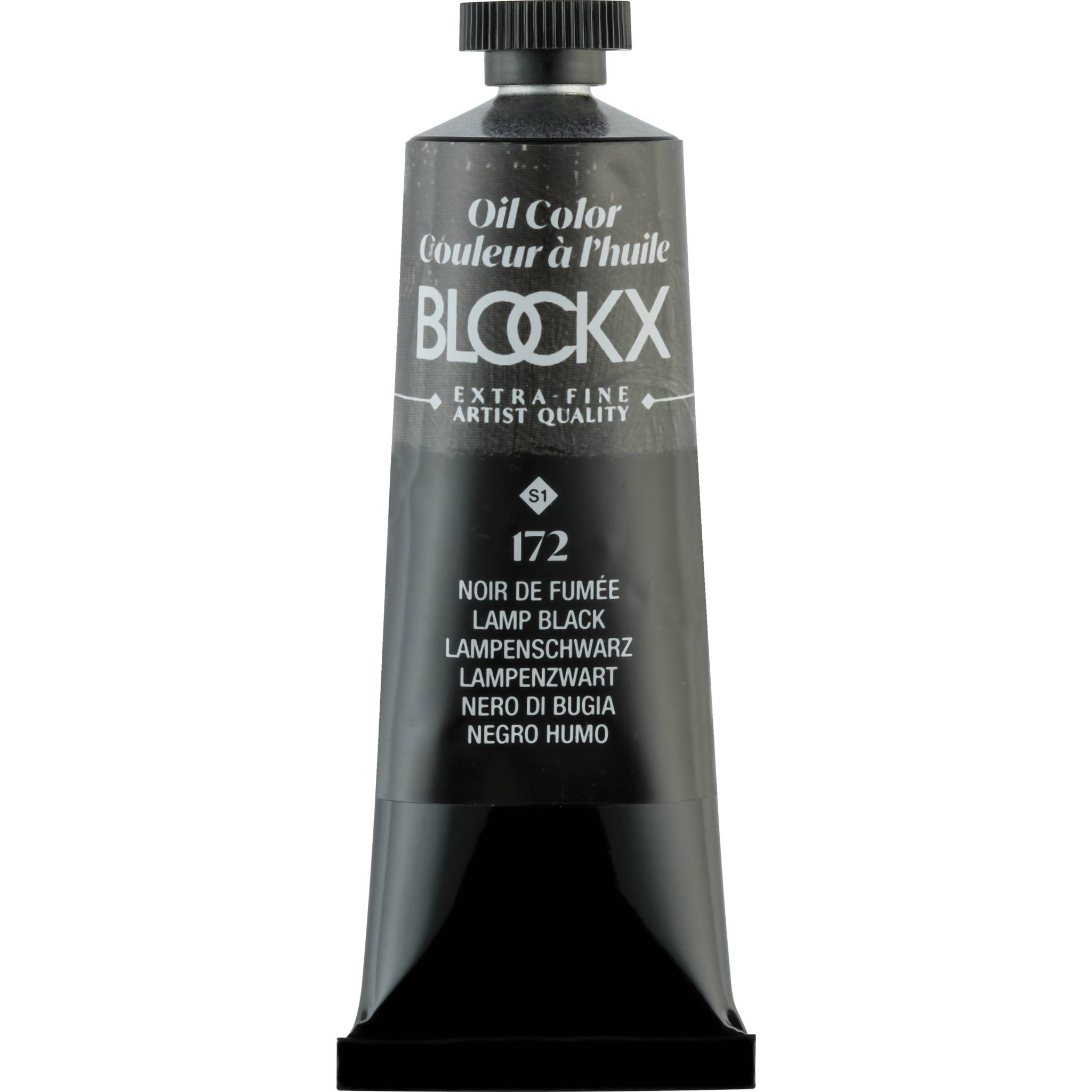 Blockx 3x Ölfarbe, Lampenschwarz -Tube 35ml - Lampenschwarz 213172BXC