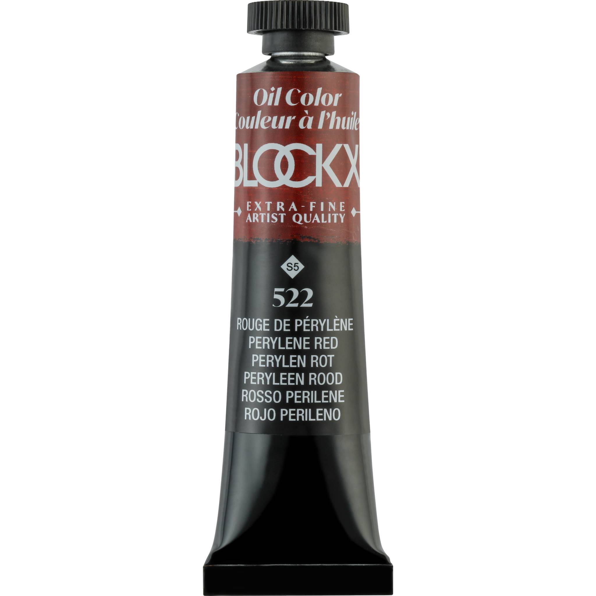 Blockx 3x Ölfarbe, Perylenrot, Tube 20ml - Perylenrot 212522BXC