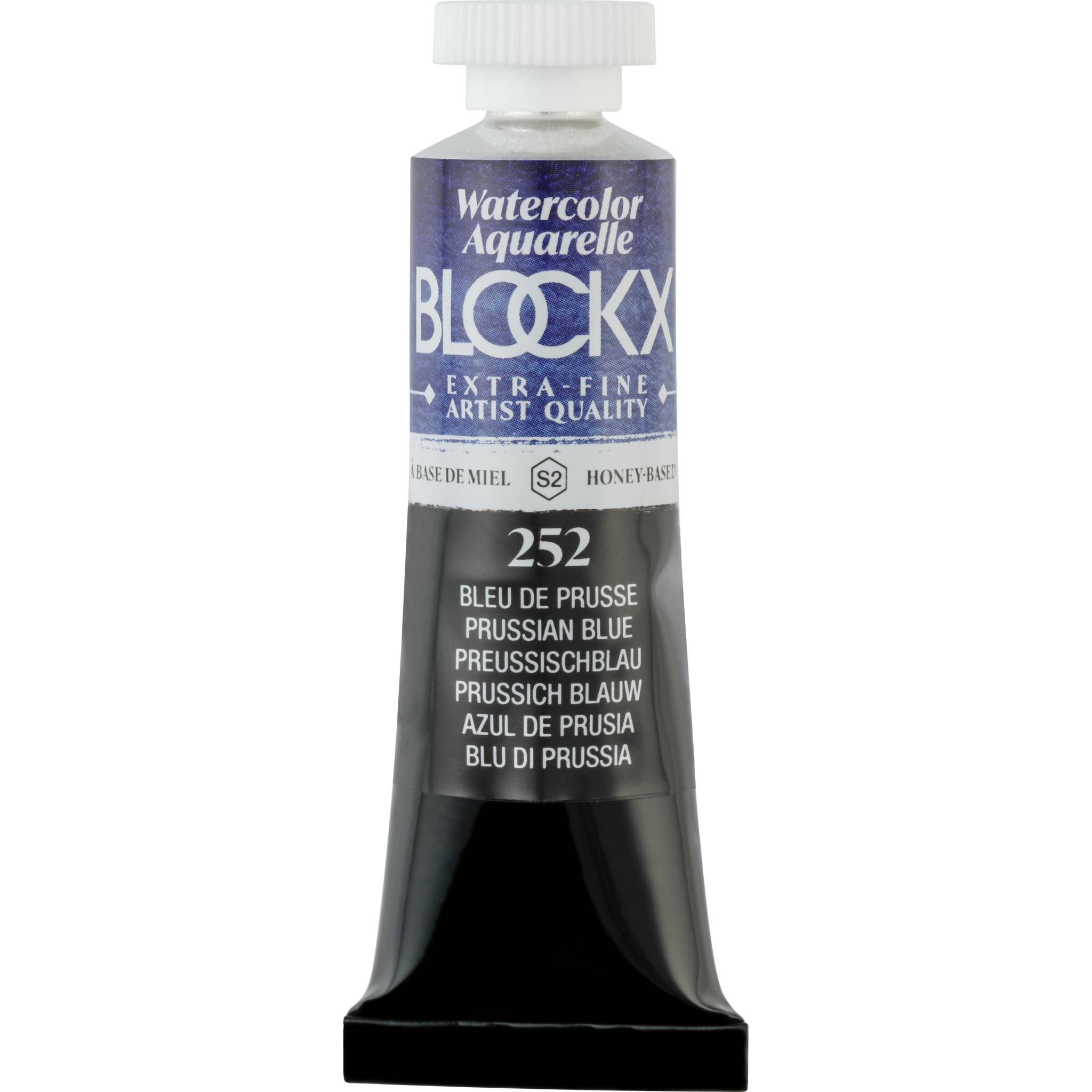 Blockx 3x Aquarellfarbe, Preußischblau - Tube 15ml - Preußischblau 44252BXC