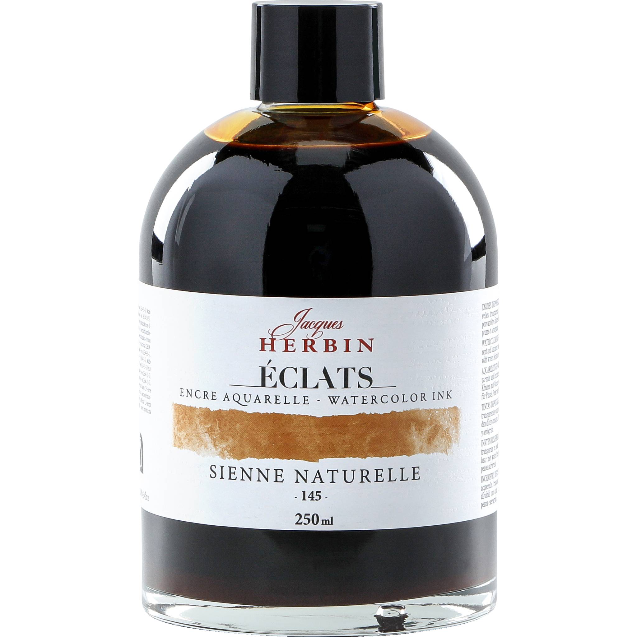 Jacques Herbin 2x Aquarelltine Éclats, Flasche 250ml - Siena 18145T