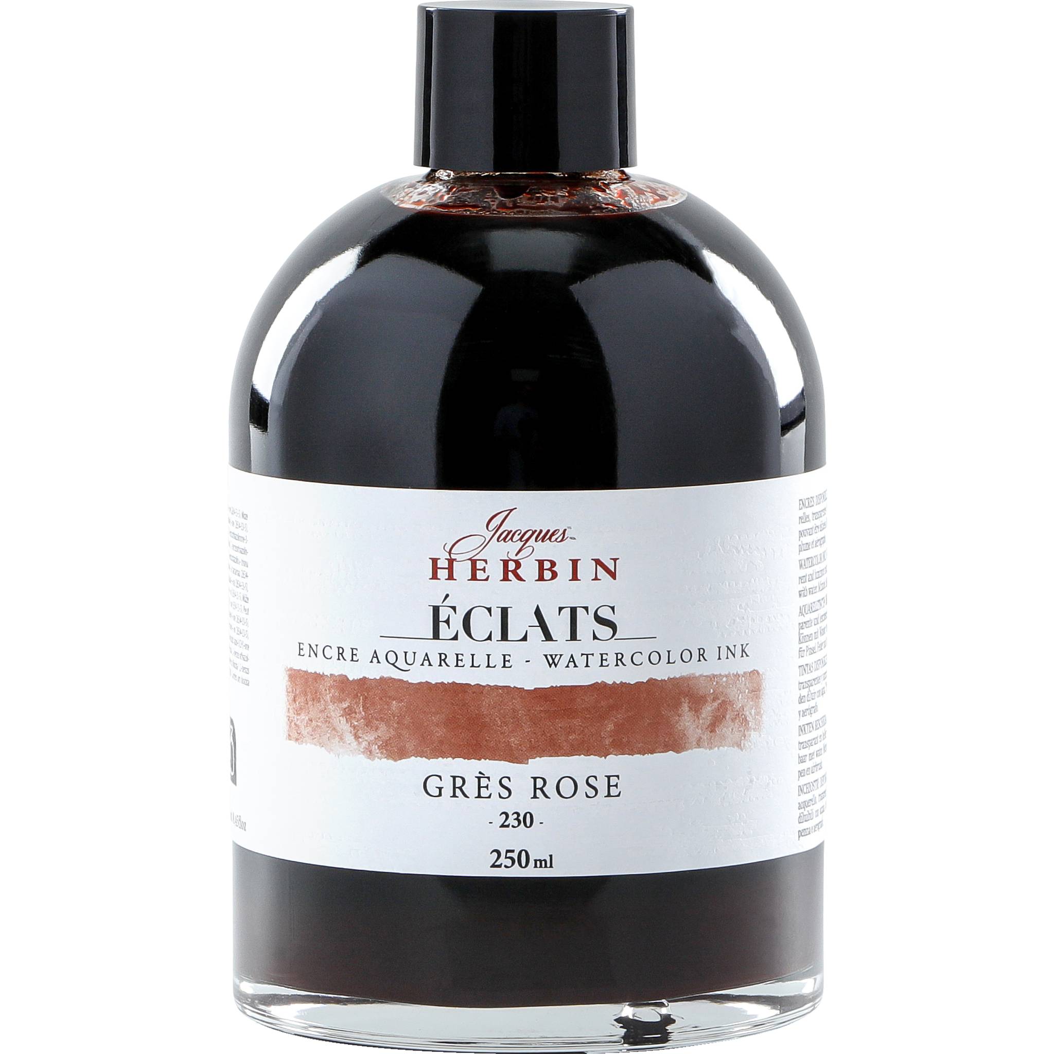 Jacques Herbin 2x Aquarelltine Éclats, Flasche 250ml Rosa Sandstein 18230T