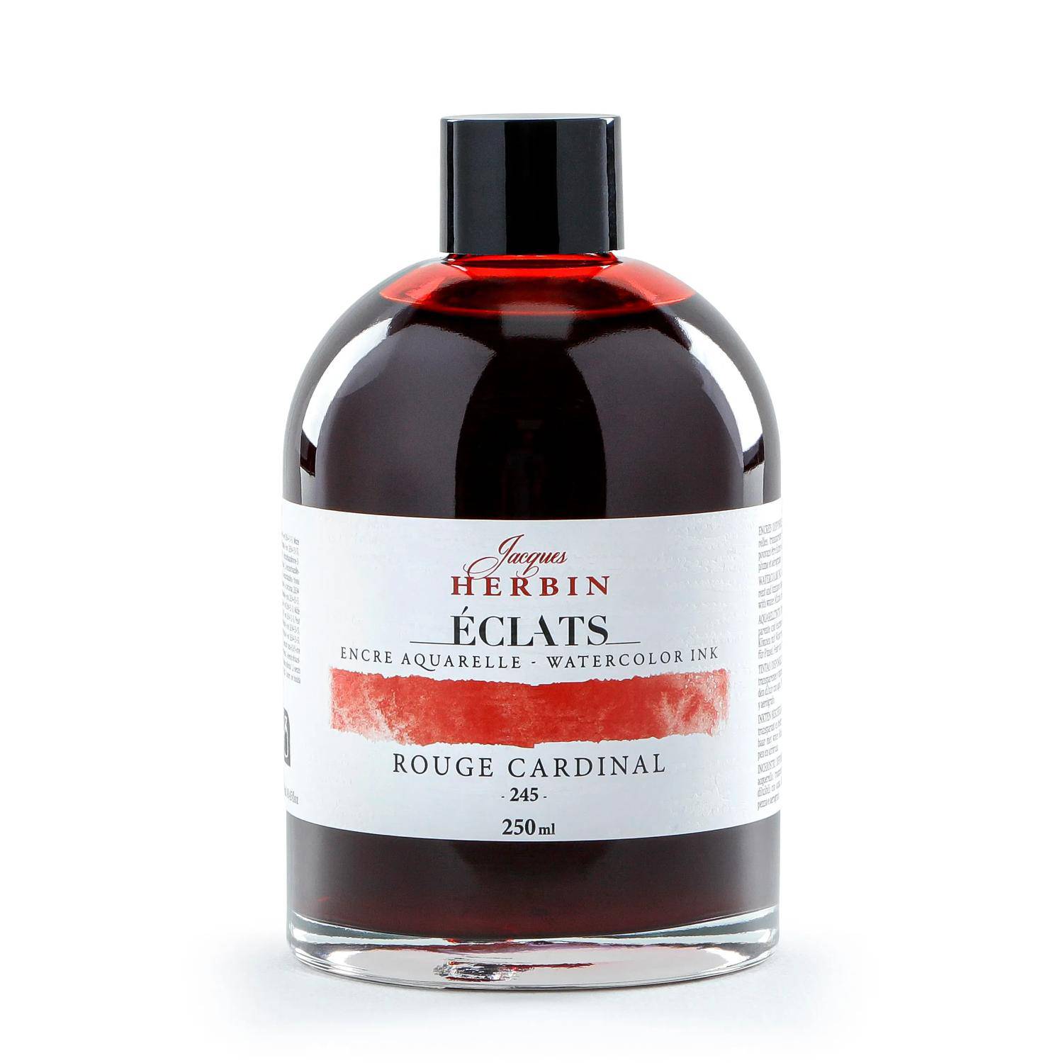 Jacques Herbin 2x Aquarelltine Éclats, Flasche 250ml - Kardinalrot 18245T