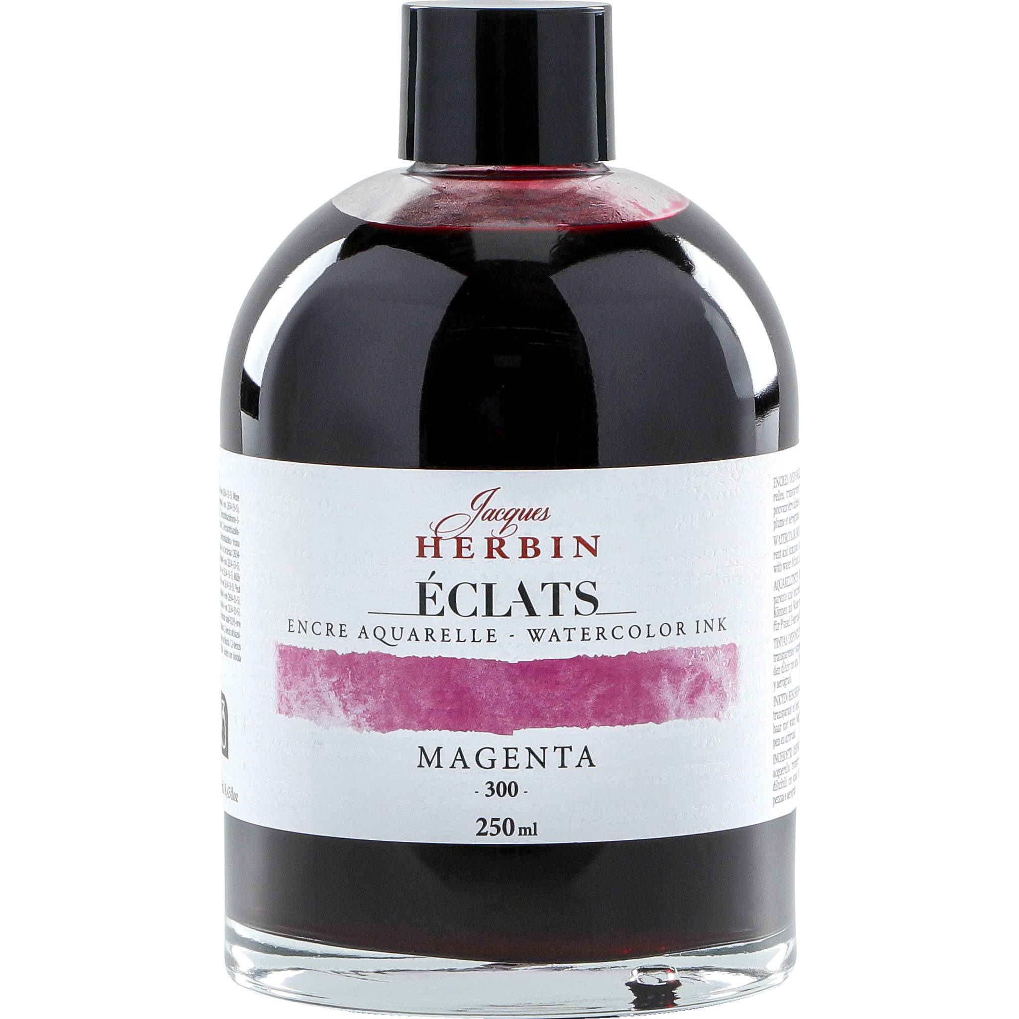 Jacques Herbin 2x Aquarelltine Éclats, Flasche 250ml - Magenta 18300T