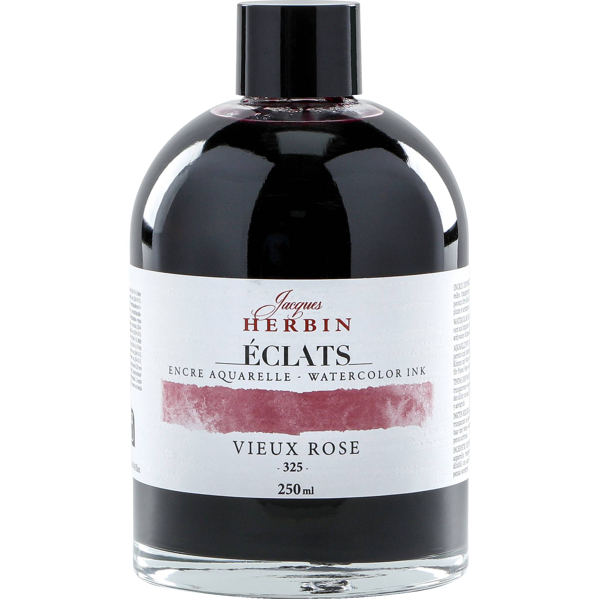 Jacques Herbin 2x Aquarelltine Éclats, Flasche 250ml - Altrosa 18325T