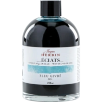 Jacques Herbin 2x Aquarelltine Éclats, Flasche 250ml - Eisblau 18515T Jacques Herbin 2x Aquarelltine Éclats, Flasche 250ml - Eisblau 18515T