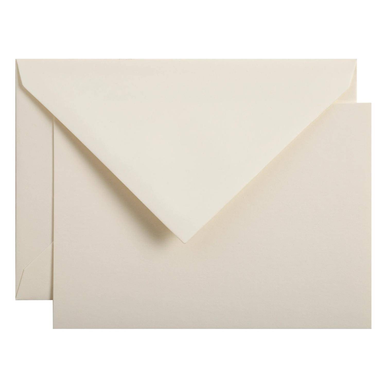 G.Lalo 5x Lalo, Korrespondenzset, 10 Karten und 10 Umschläge - Creme 29300L