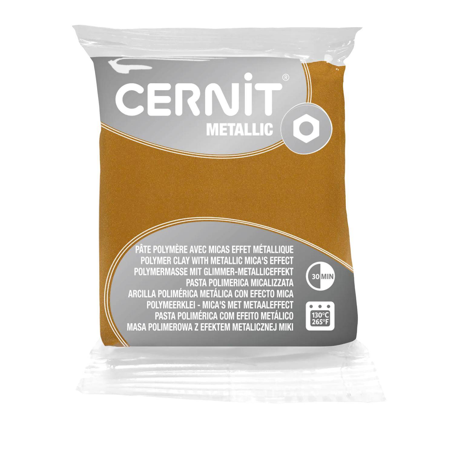 Cernit 6x Metallic 56g, Gold - Gold CE0870056050C