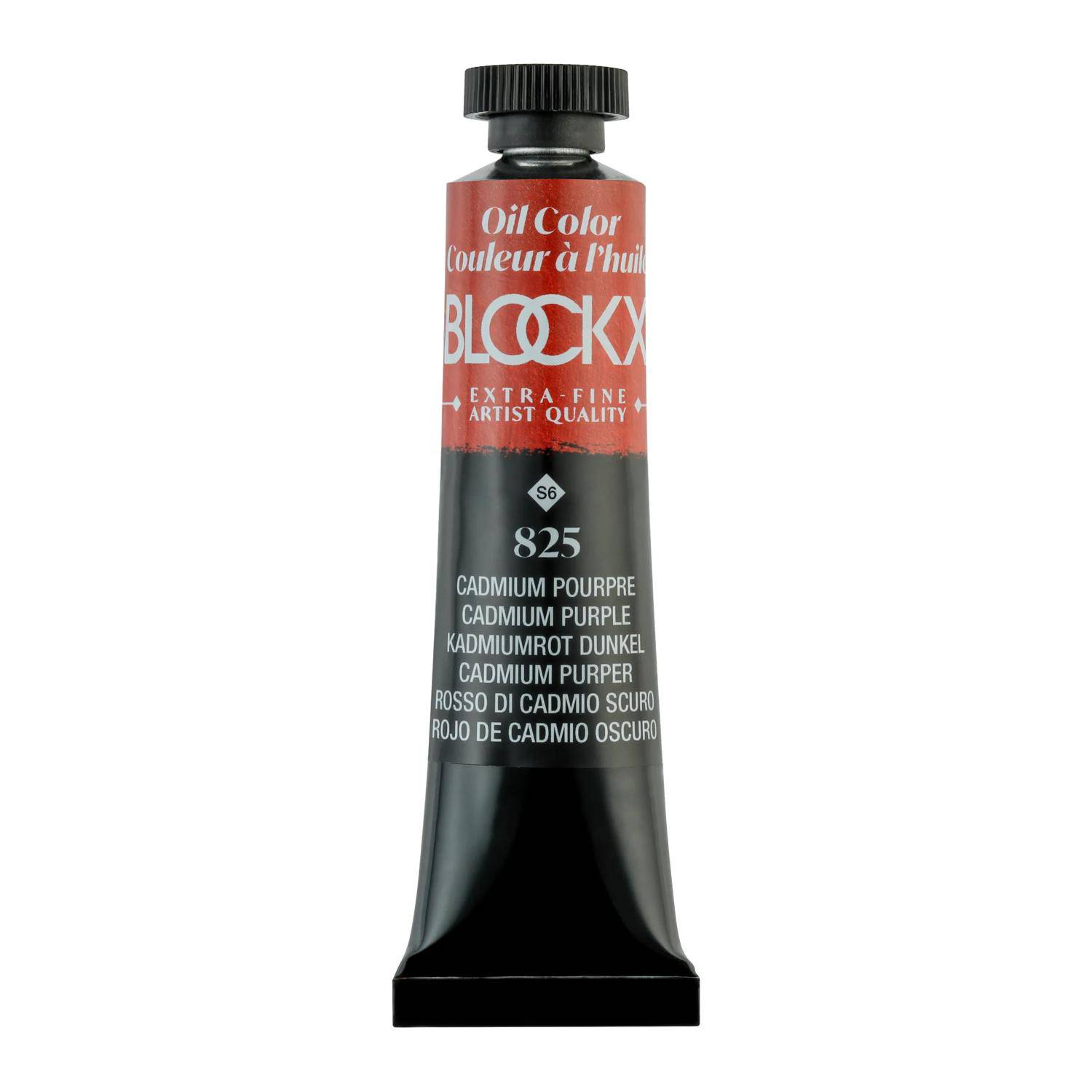 Blockx 3x Ölfarbe, Kadmiumrot dunkel, Tube 20ml - Cadmium Pourpre 212825BXC