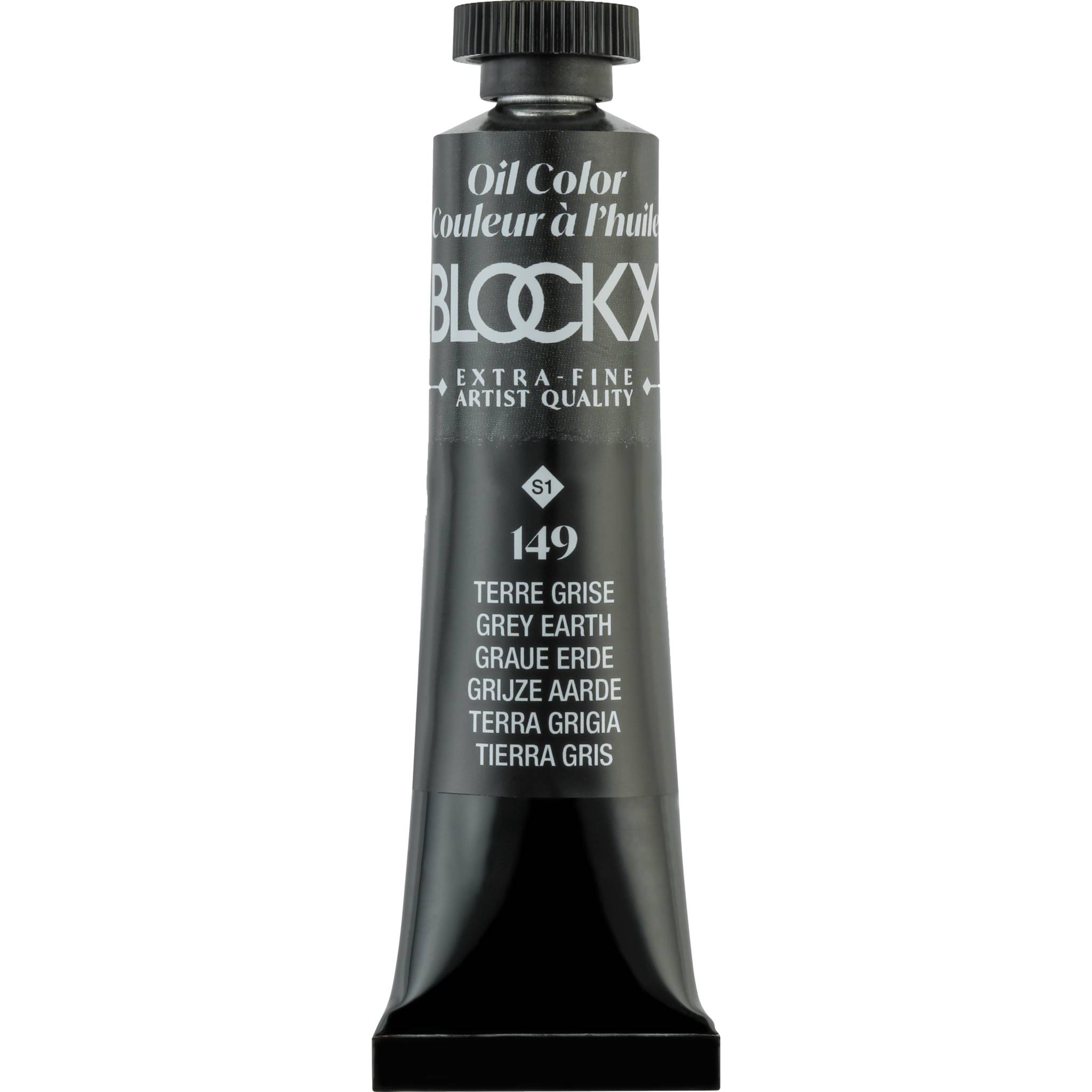 Blockx 3x Ölfarbe, Graue Erde, Tube 20ml - Graue Erde 212149BXC