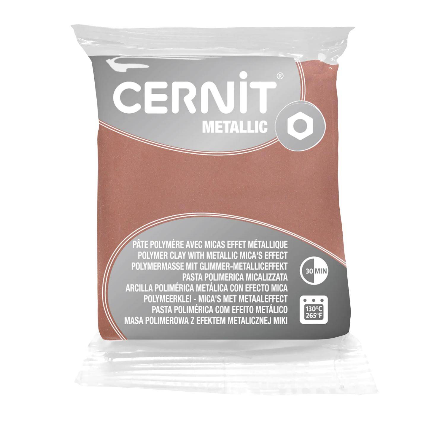 Cernit 6x Metallic 56g, Roségold - Rosagold| CE0870056052C