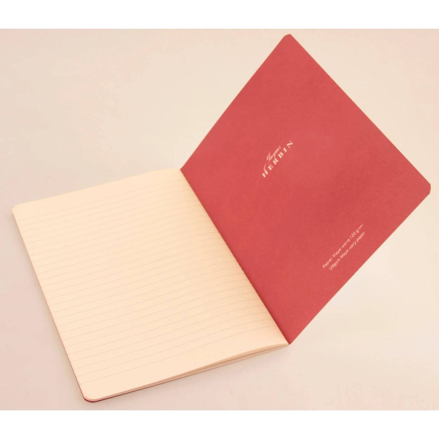 Jacques Herbin 5x A5-Notizbuch # Moulin Rouge - Rot 93027T