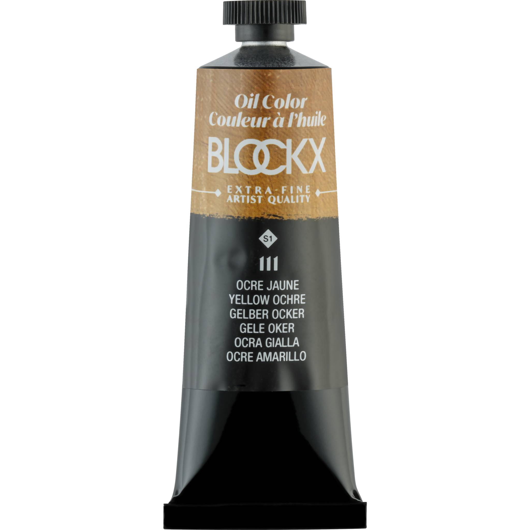 Blockx 3x Ölfarbe, Ockergelb - Tube 35ml - Ockergelb| 213111BXC
