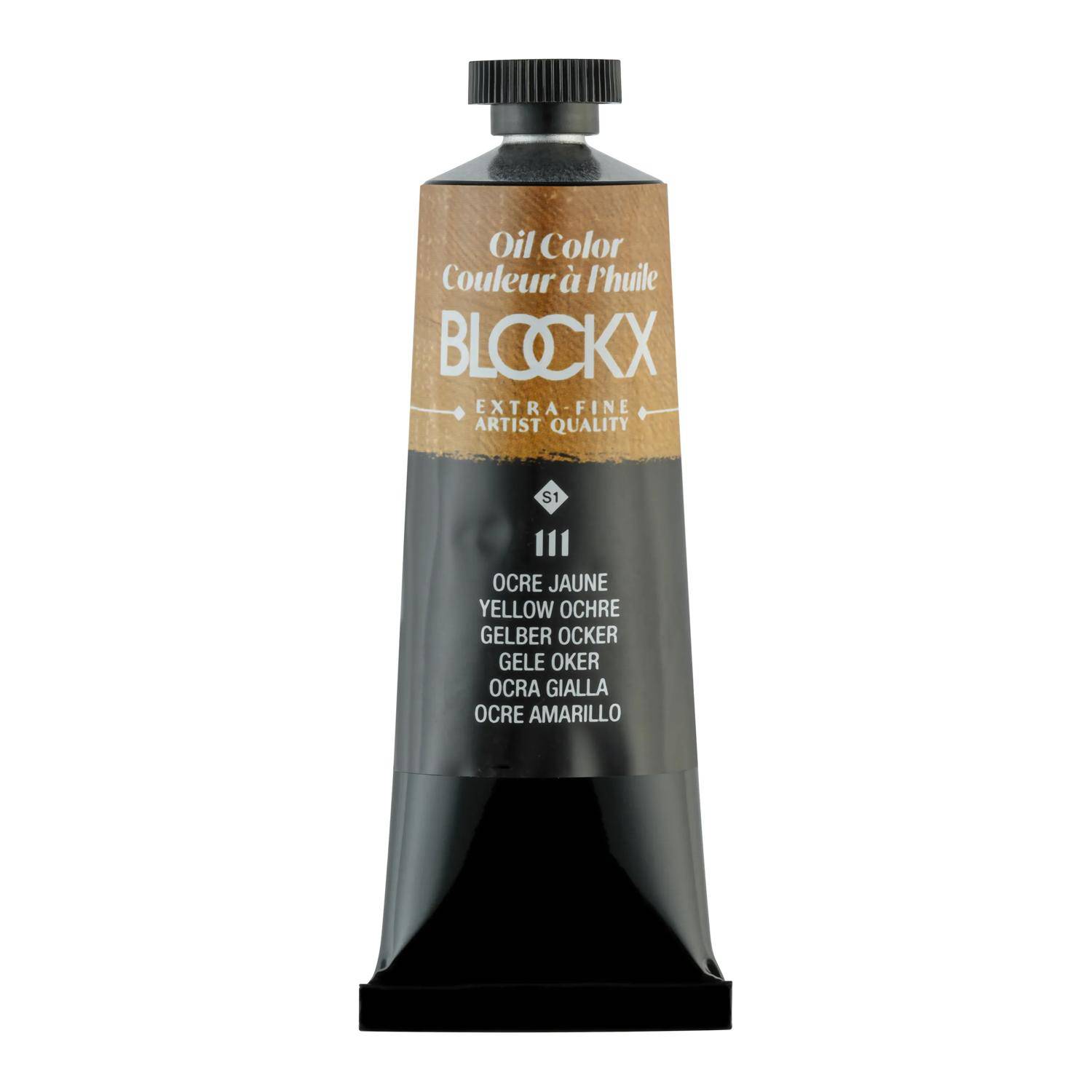 Blockx 3x Ölfarbe, Ockergelb - Tube 35ml - Ockergelb| 213111BXC