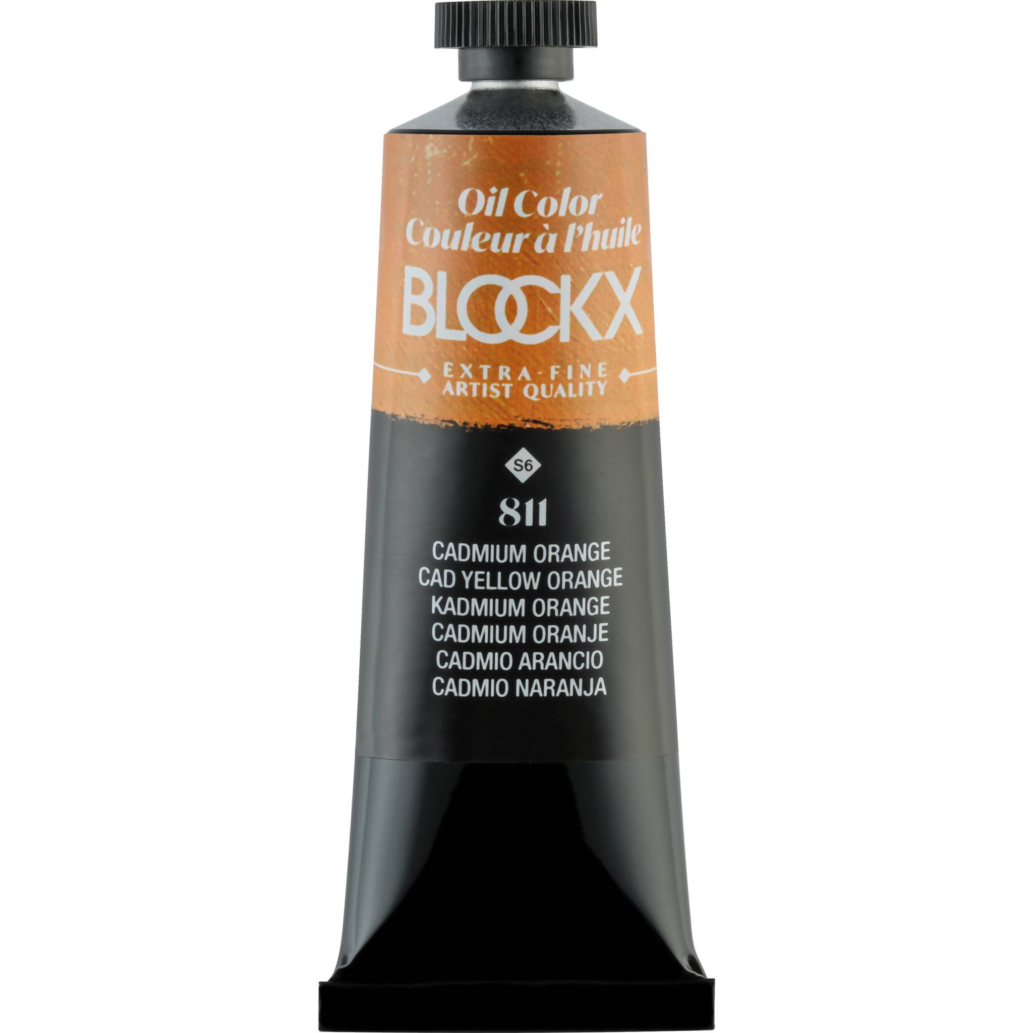 Blockx 3x Ölfarbe, Kadmium Orange - Tube 35ml - Kadmiumorange 213811BXC