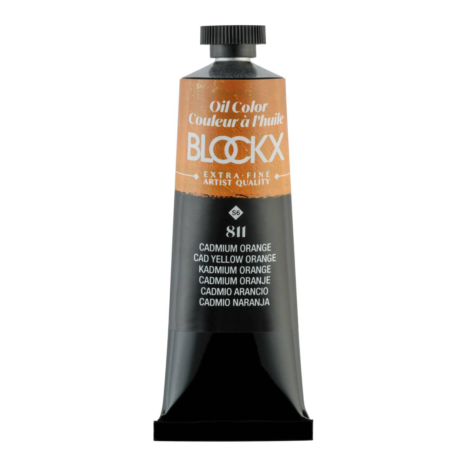 Blockx 3x Ölfarbe, Kadmium Orange - Tube 35ml - Kadmiumorange 213811BXC