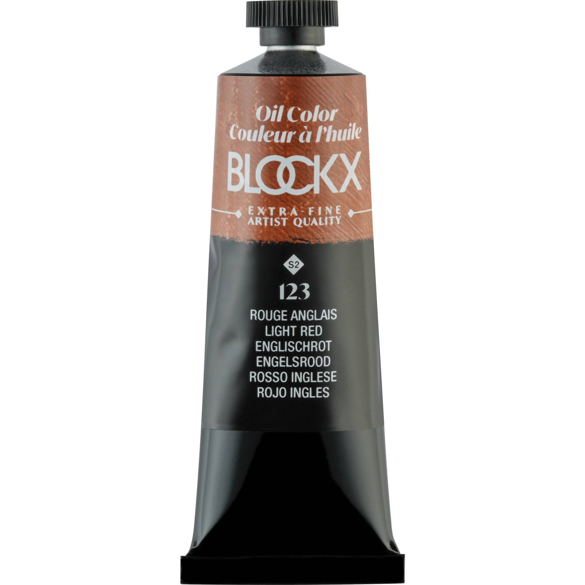 Blockx 3x Ölfarbe, Englischrot - Tube 35ml - Englischrot 213123BXC