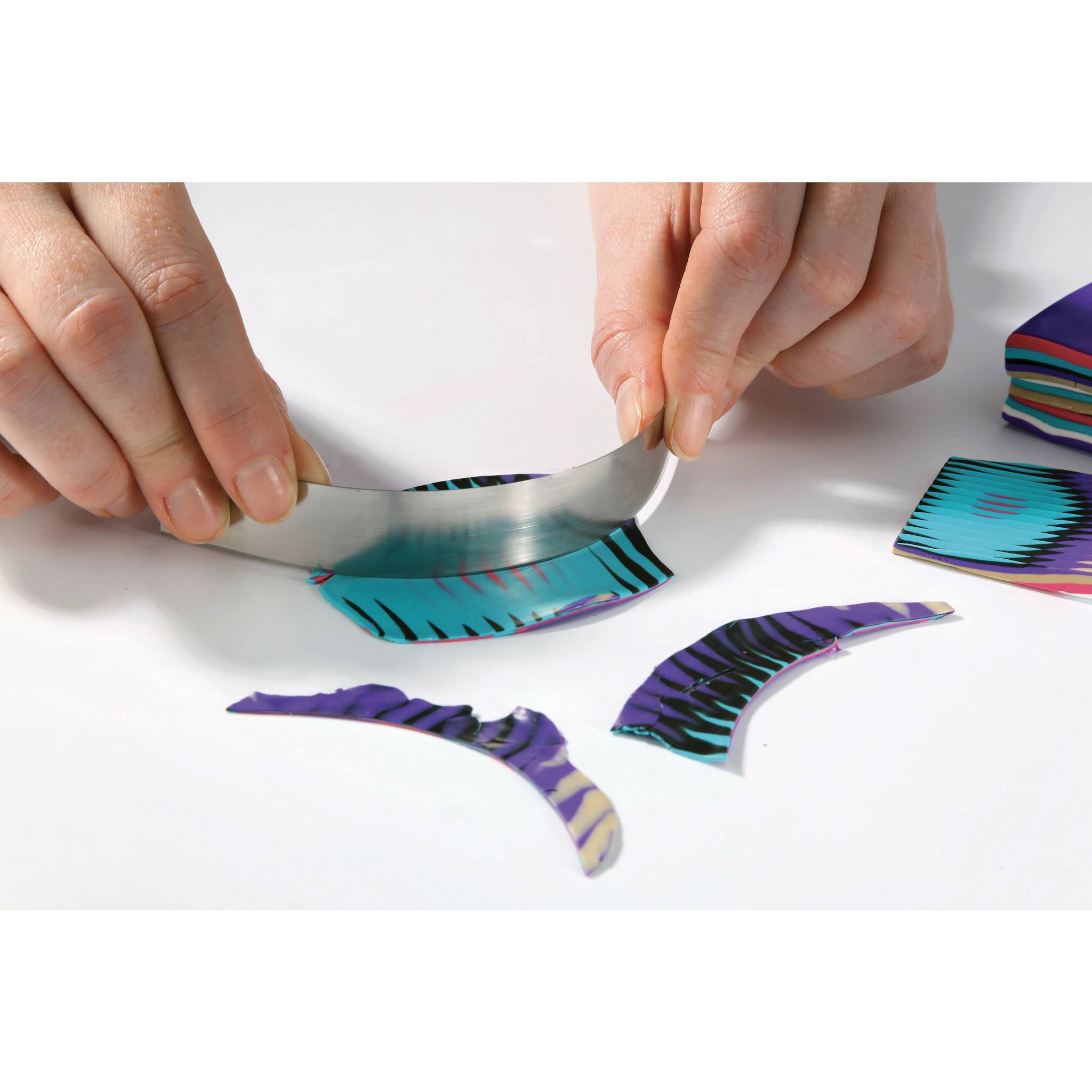 Cernit 10x 2 flexible Klingen - Stahl CE909C