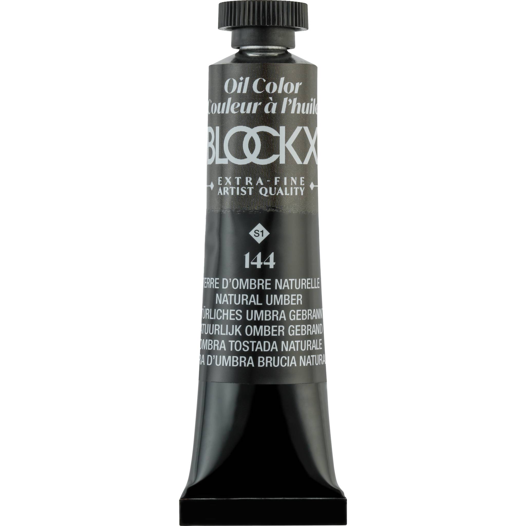 Blockx 3x Ölfarbe, Umbra Natur, Tube 20ml - Natürliches Umbra gebrannt 212144BXC