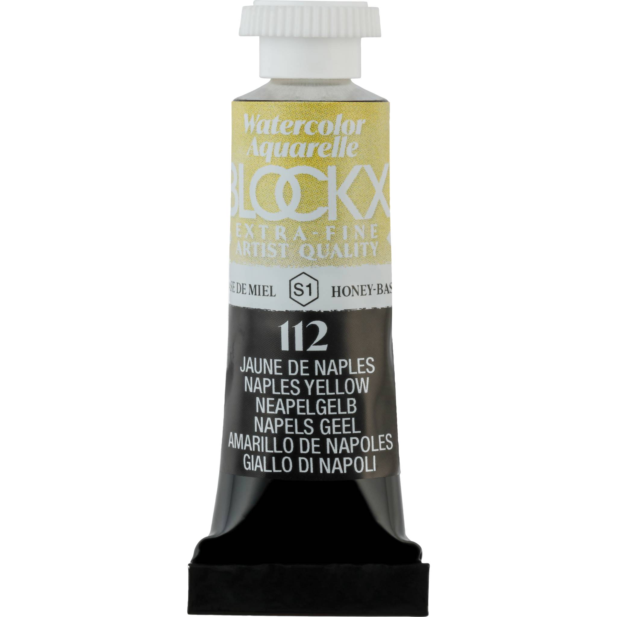 Blockx 3x Aquarellfarbe, Neapelgelb - Tube 5ml - Neapelgelb 43112BXC