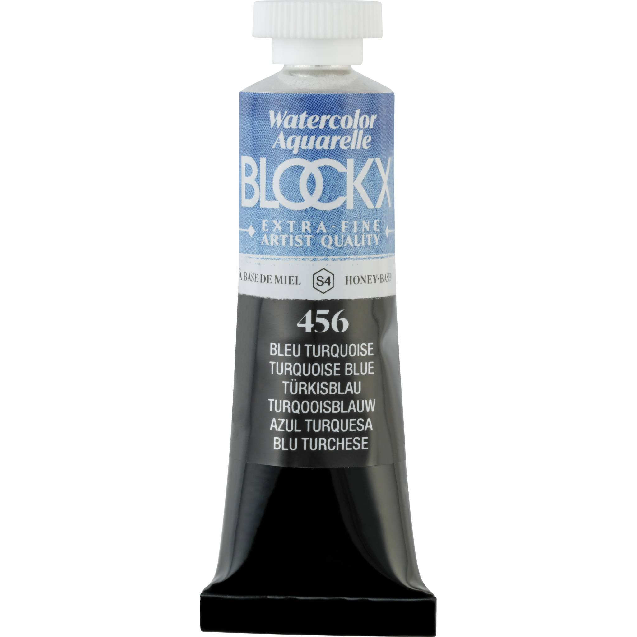 Blockx 3x Aquarellfarbe, Türkisblau - Tube 15ml - Türkisblau 44456BXC
