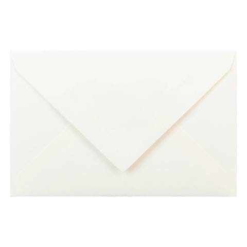 G.Lalo 10x Lalo, Packung mit 25 Umschlägen 90x140mm Vergé de France Weiß 24400L