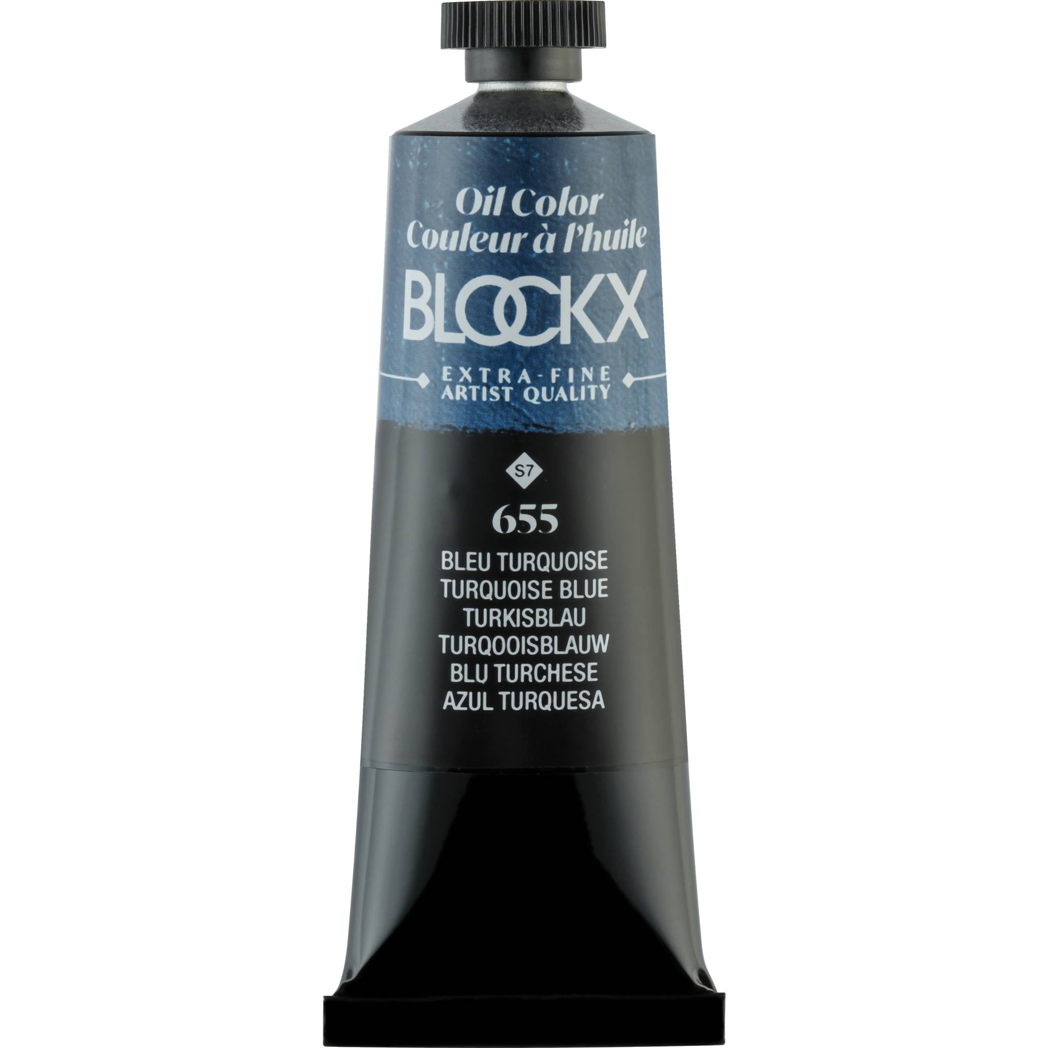 Blockx 3x Ölfarbe, Türkisblau - Tube 35ml - Türkisblau 213655BXC