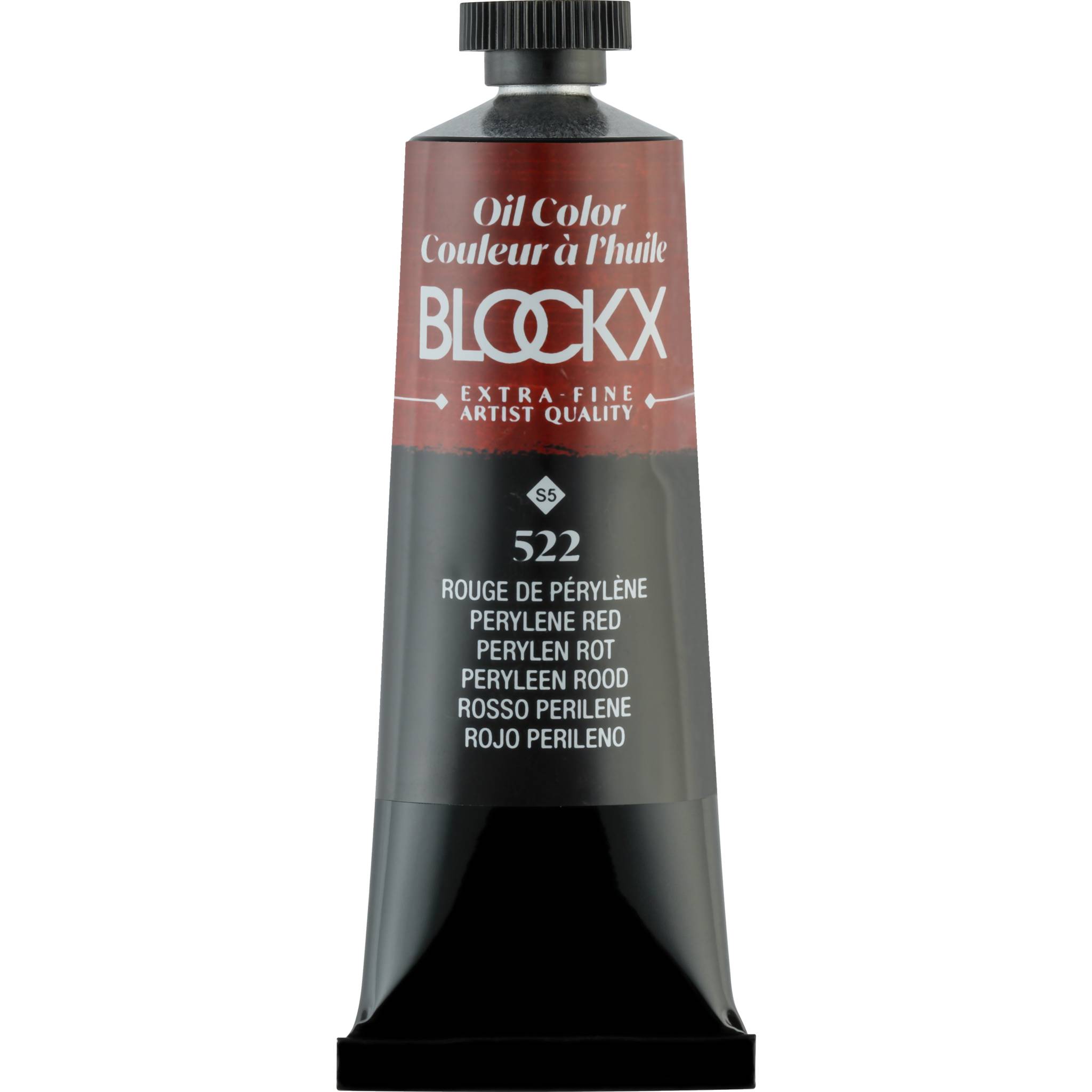 Blockx 3x Ölfarbe, Perylenrot -Tube 35ml - Perylenrot 213522BXC