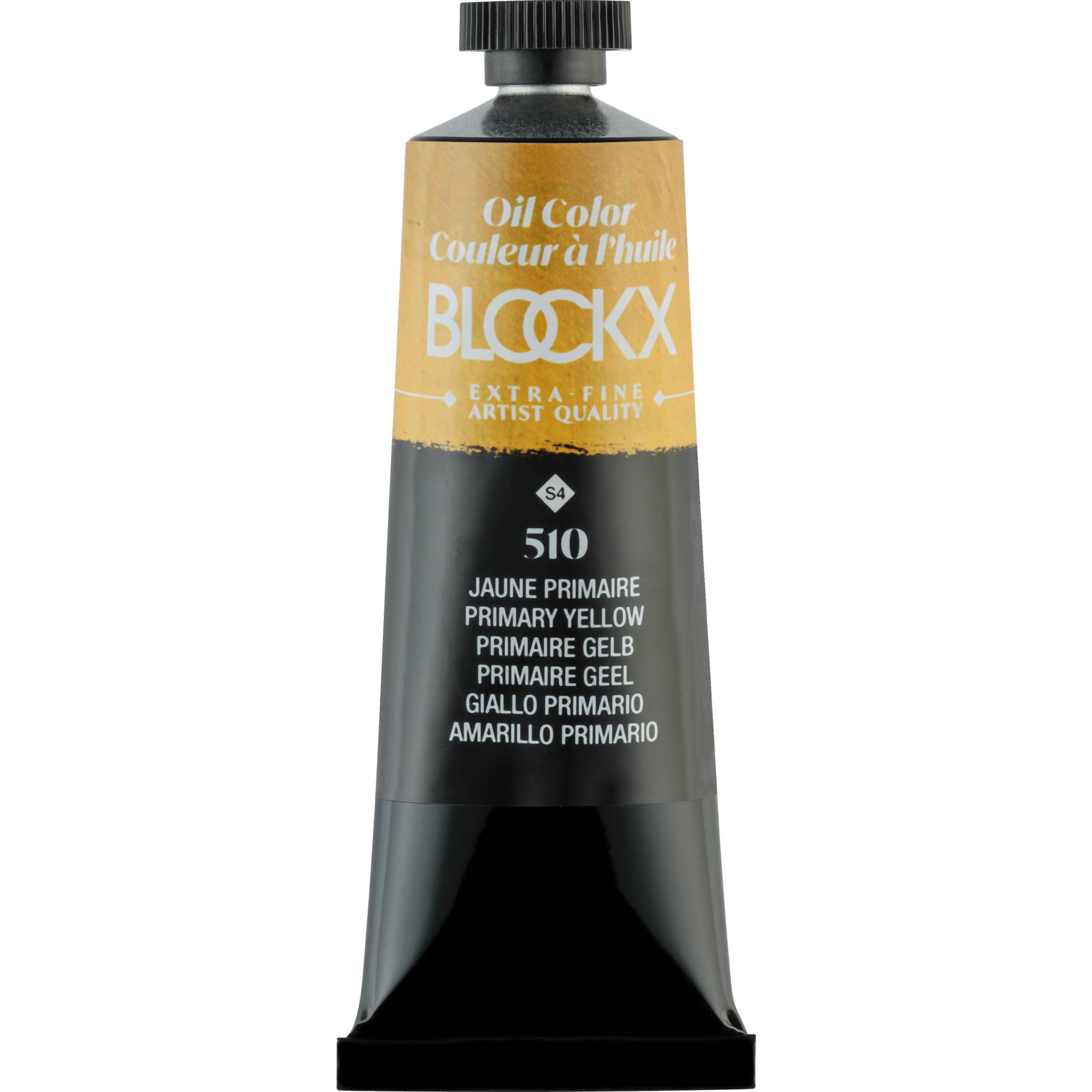 Blockx 3x Ölfarbe, Primärgelb - Tube 35ml - Primärgelb 213510BXC