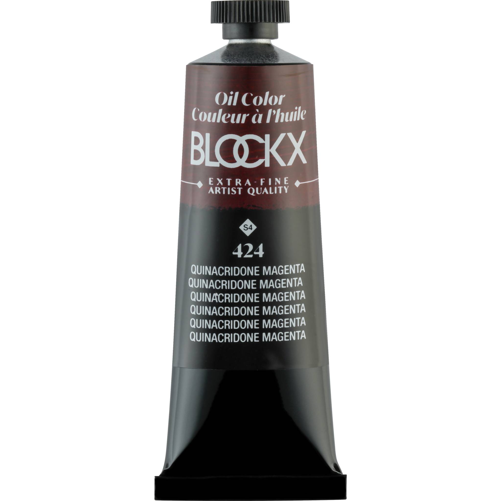 Blockx 3x Ölfarbe, Quinacridon Magenta -Tube 35ml Quinacridon Magenta 213424BXC