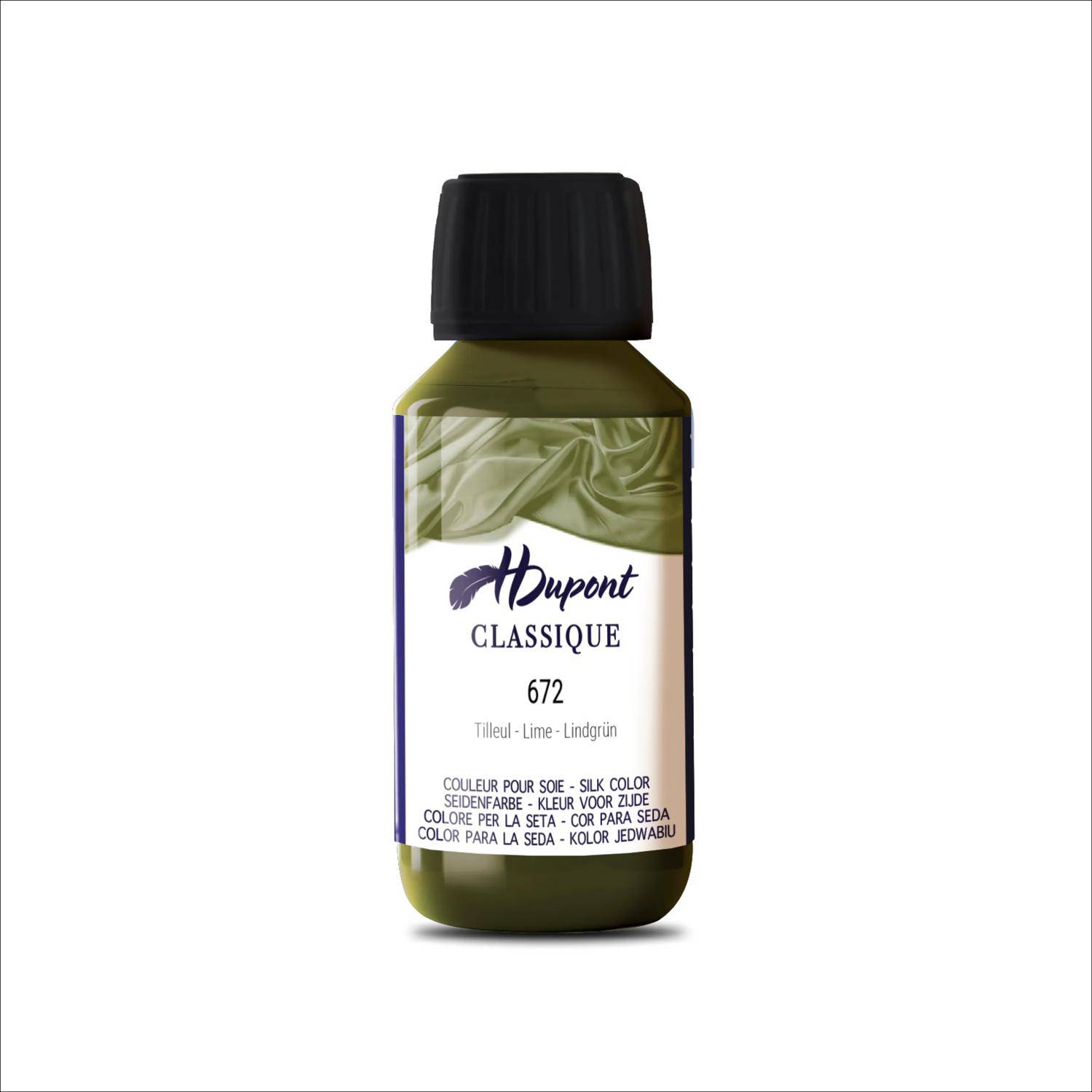H Dupont 3x classique 125ml, Seidenmalfarbe, Lindgrün Lindgrün| DU0600125672C