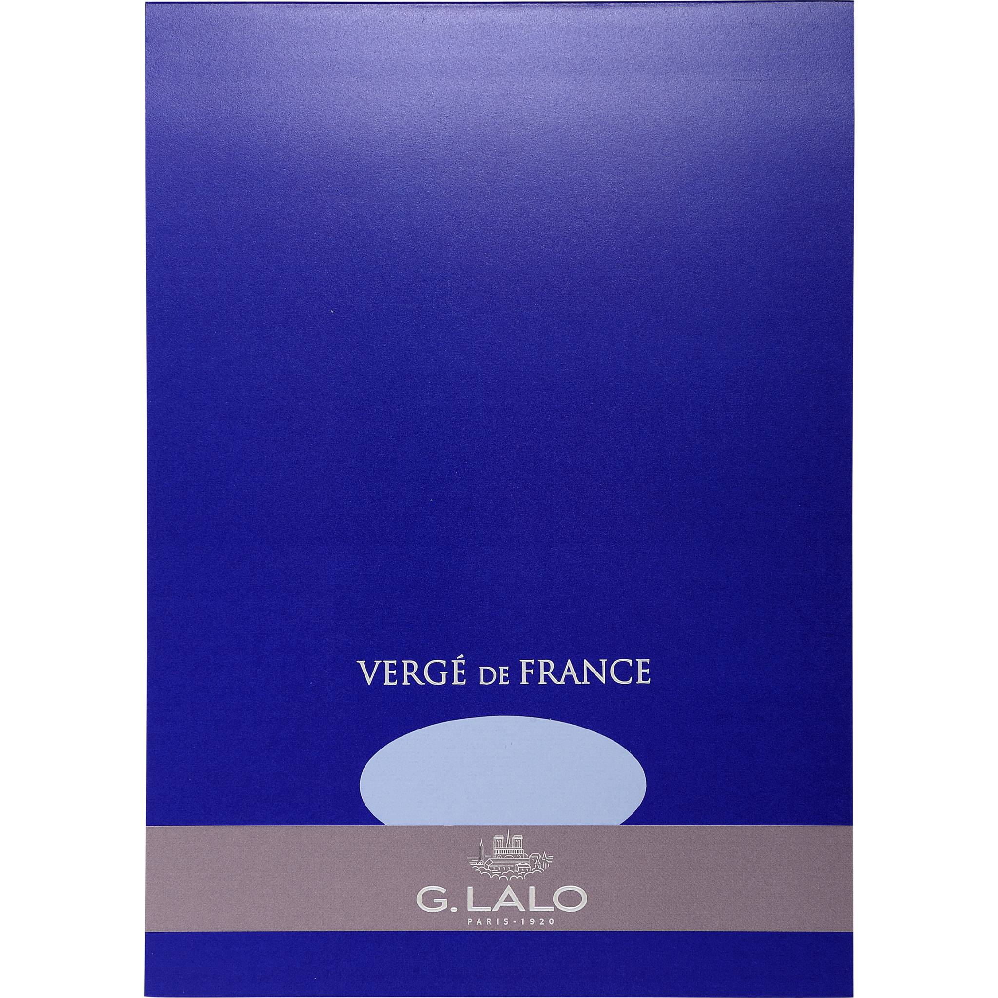G.Lalo 5x Lalo, Block 25% Hadern DIN A4, 50 Blatt,100g - Blau 12702L