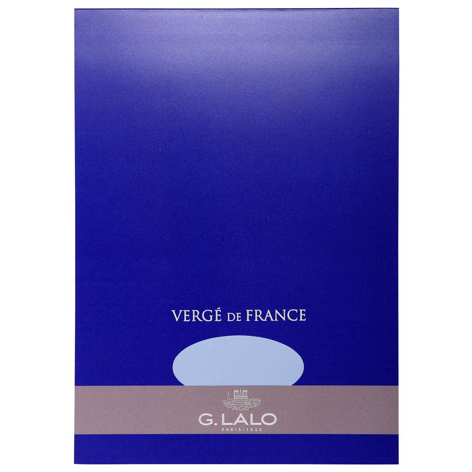 G.Lalo 5x Lalo, Block 25% Hadern DIN A4, 50 Blatt,100g - Blau 12702L
