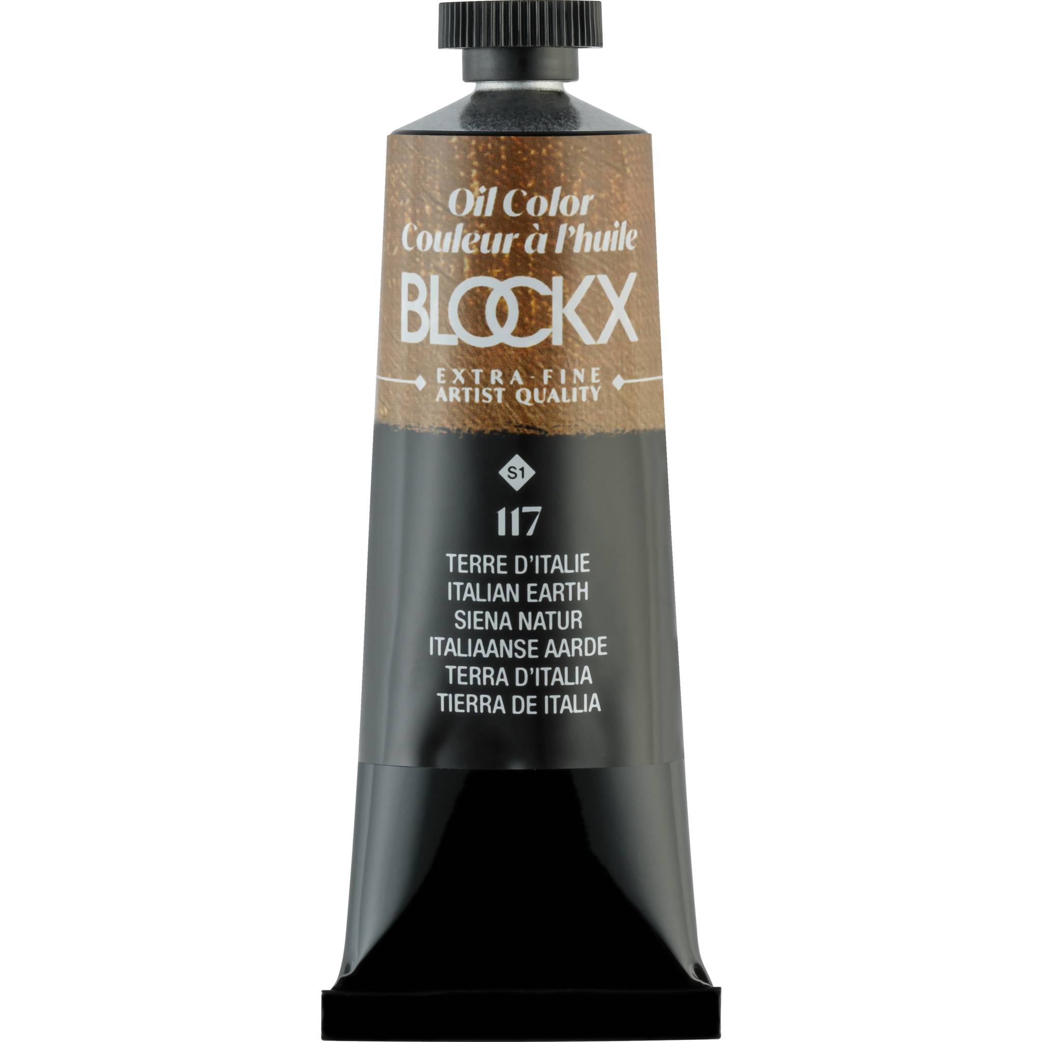 Blockx 3x Ölfarbe, Italienische Erde - Tube 35ml - Siena Natur 213117BXC