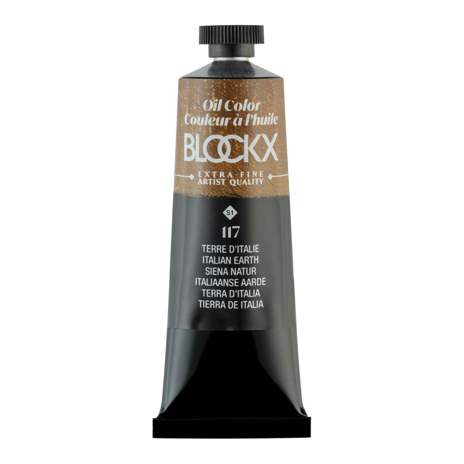 Blockx 3x Ölfarbe, Italienische Erde - Tube 35ml - Siena Natur 213117BXC