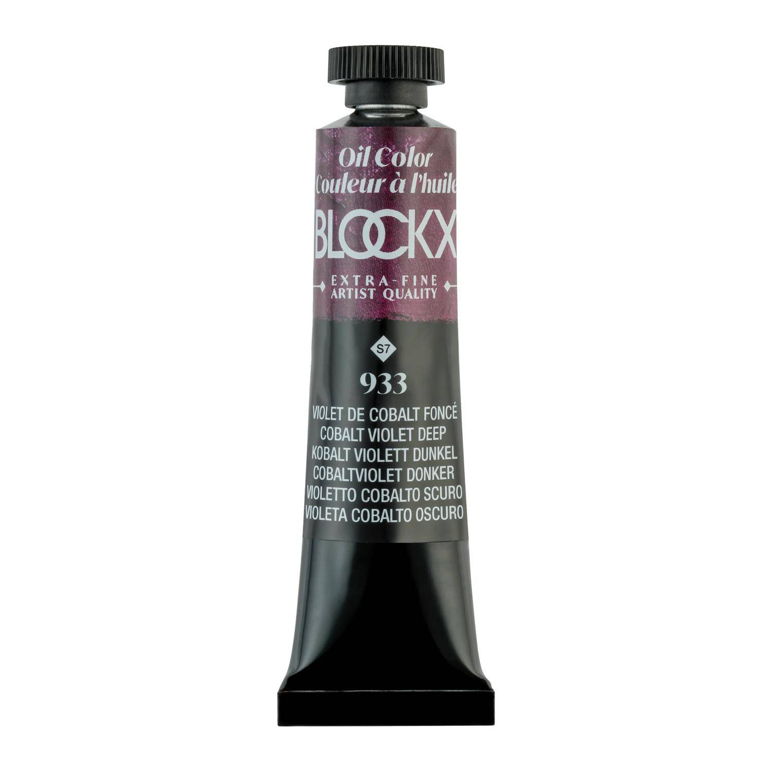 Blockx 3x Ölfarbe, Tube 20ml Kobaltviolett dunkel 212933BXC