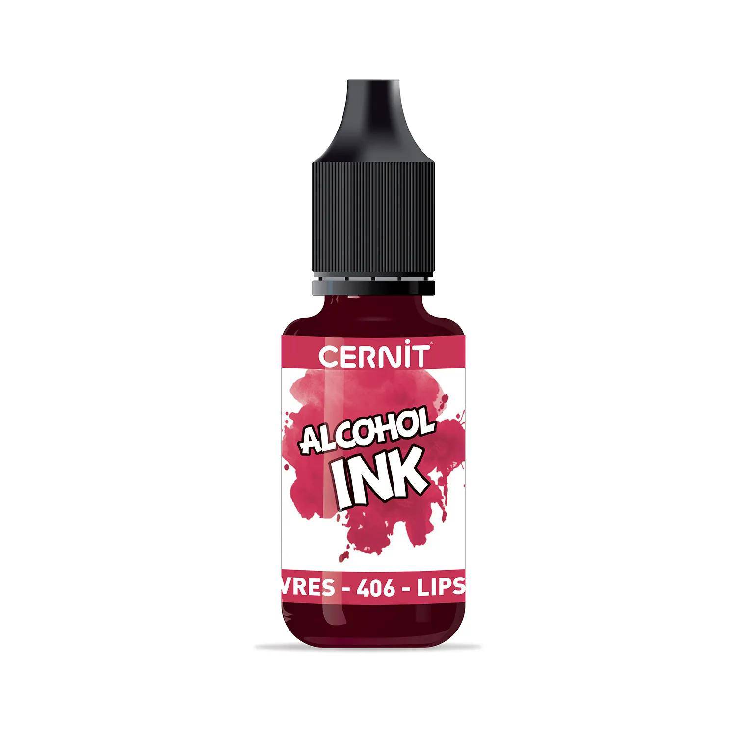 Cernit 6x Alkoholtinte 20ml, Lippenrot - Lippenrot CE2000020406C