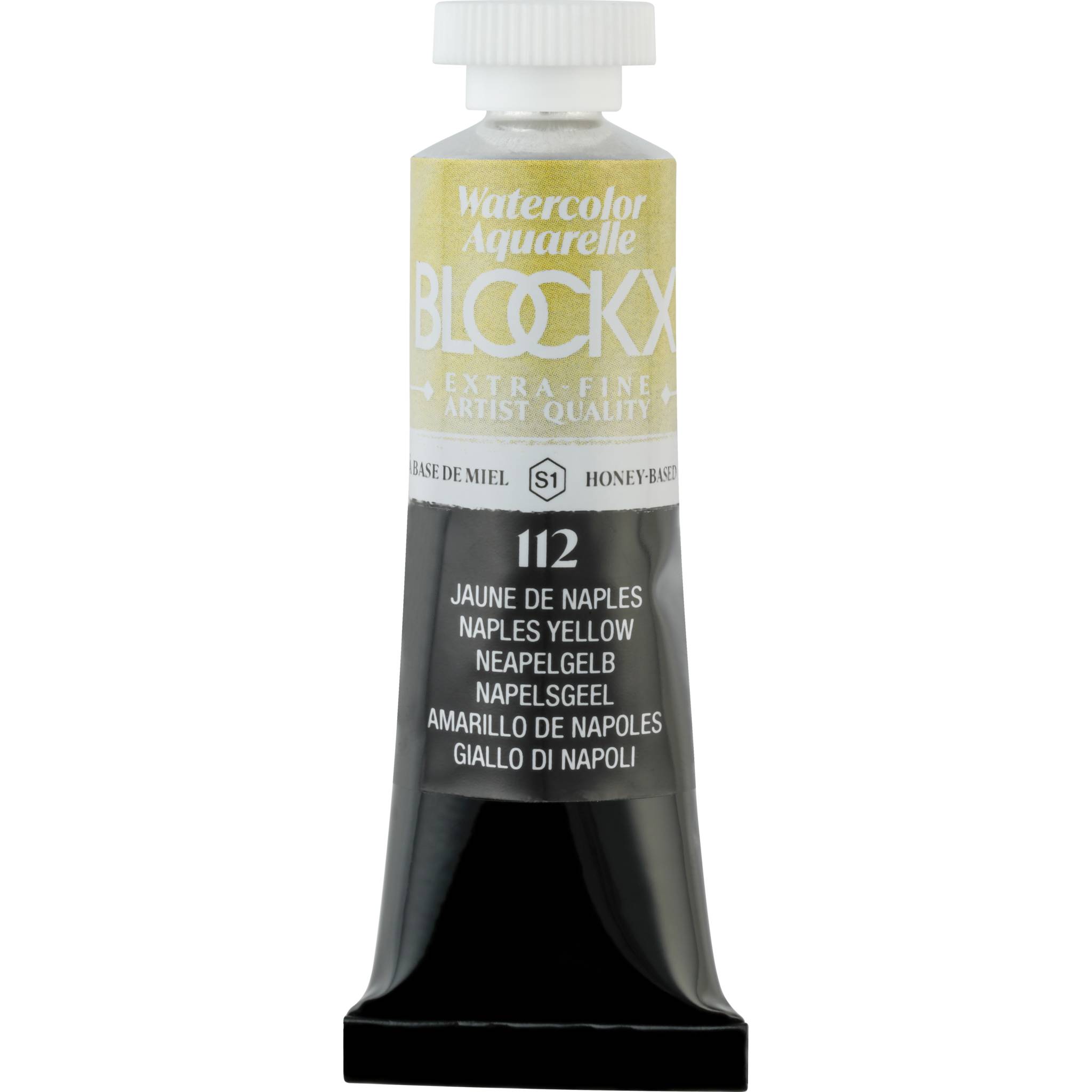 Blockx 3x Aquarellfarbe, Neapelgelb - Tube 15ml - Neapelgelb 44112BXC