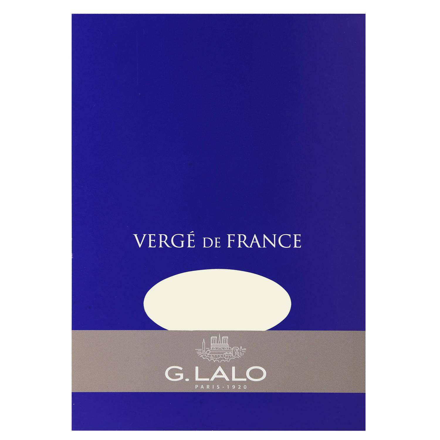 G.Lalo 5x Lalo, Block 25% Hadern DIN A5, 50 Blatt,100g - Weiß 11400L
