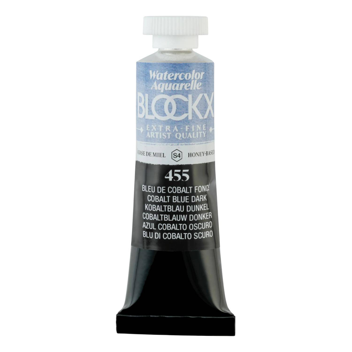Blockx 3x Aquarellfarbe, Kobaltblau dunkel Tube 15ml Dunkelkobaltblau 44455BXC