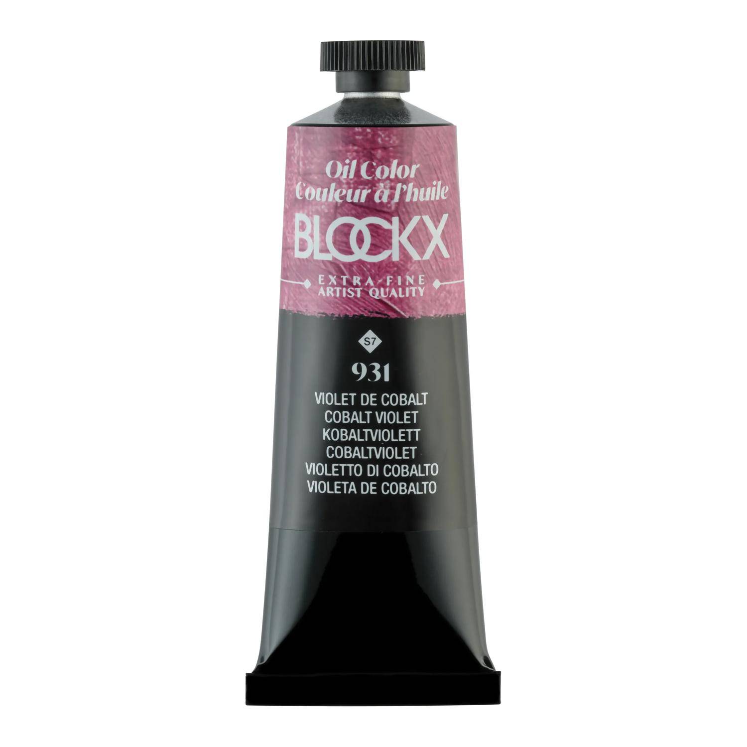 Blockx 3x Ölfarbe, Kobaltviolett - Tube 35ml - Kobaltviolett 213931BXC