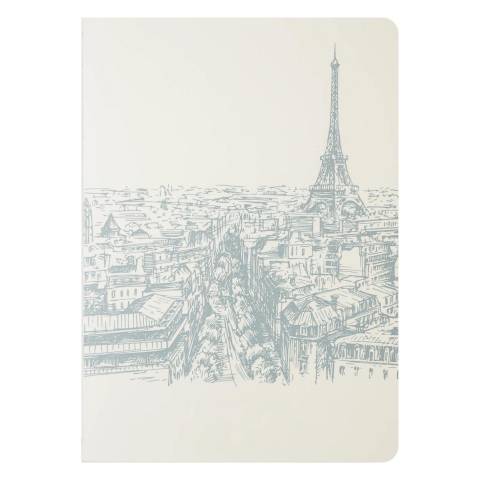 Jacques Herbin 5x A5-Notizbuch # D#cher von Paris - Grau 93006T