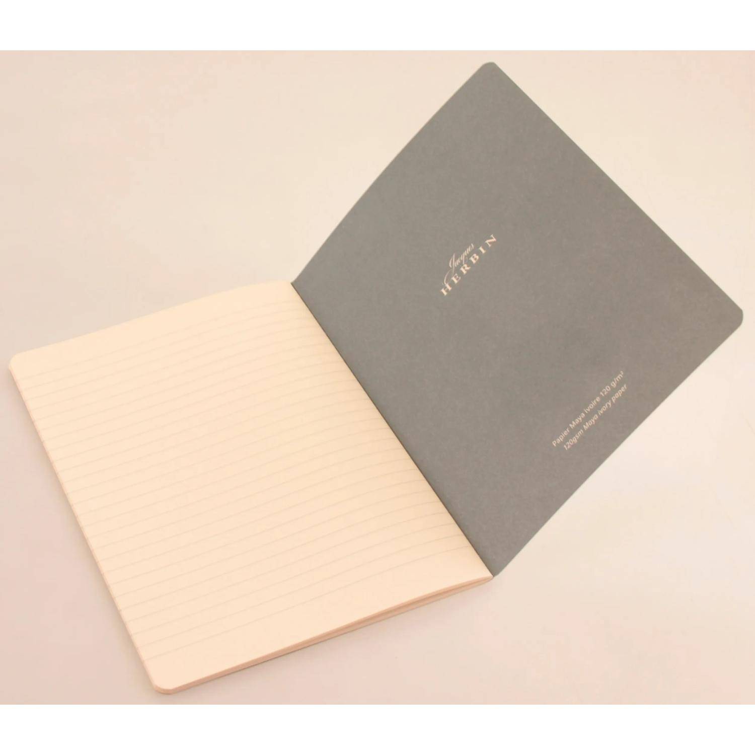 Jacques Herbin 5x A5-Notizbuch # D#cher von Paris - Grau 93006T