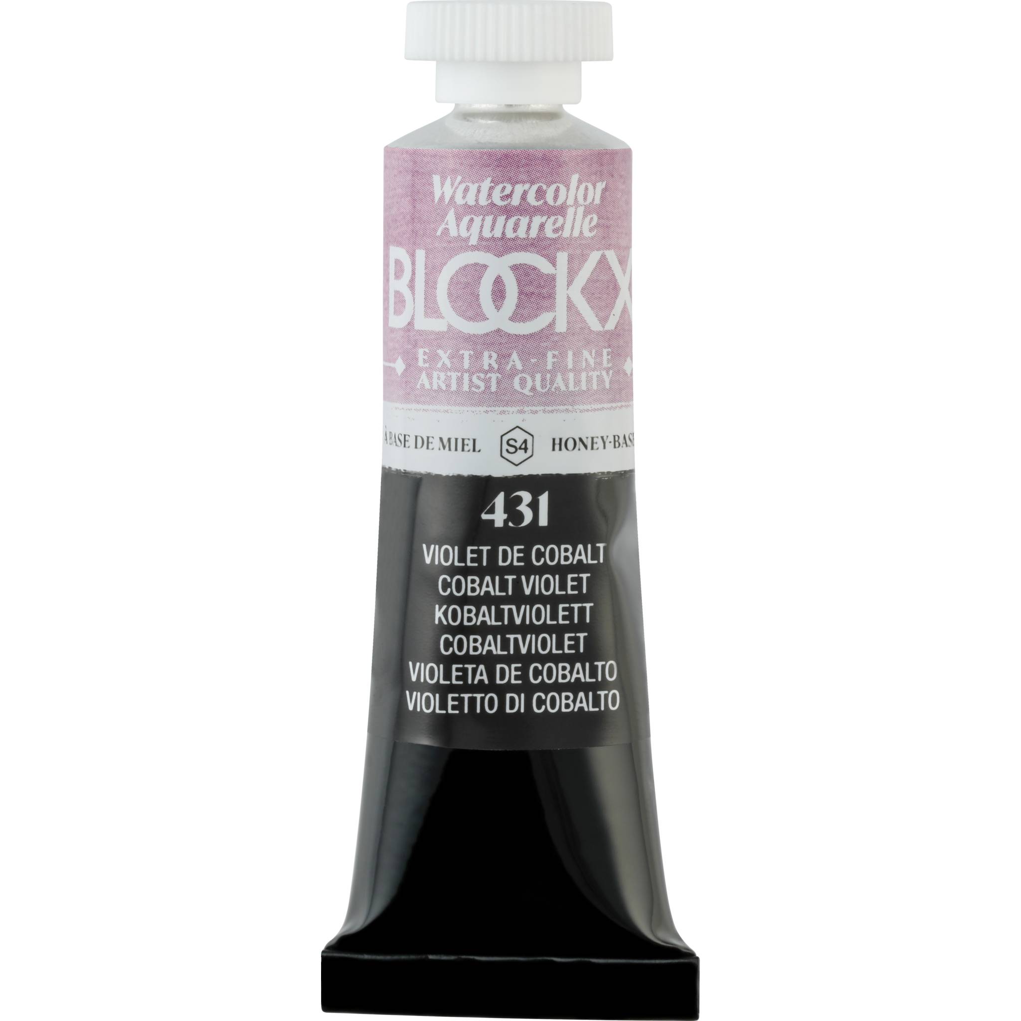 Blockx 3x Aquarellfarbe, Kobaltviolett - Tube 15ml - Kobaltviolett 44431BXC
