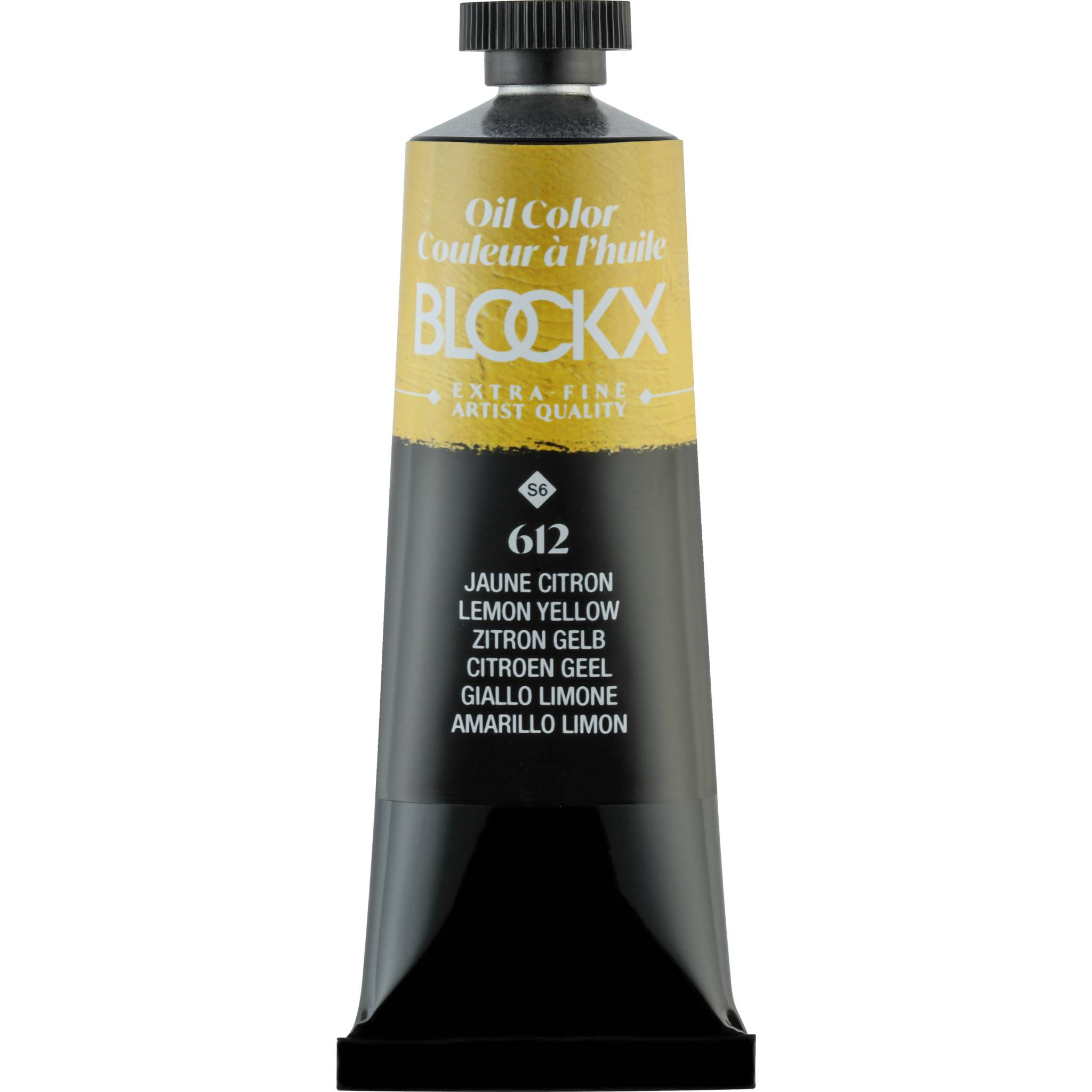Blockx 3x Ölfarbe, Zitronengelb - Tube 35ml - Zitronengelb| 213612BXC