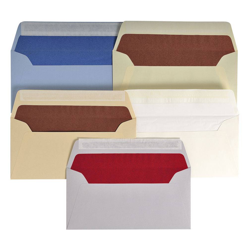 G.Lalo 10x Lalo, Packung 25 Umschlägen selbstklebend, DL 110x220mm - Weiß 46100L