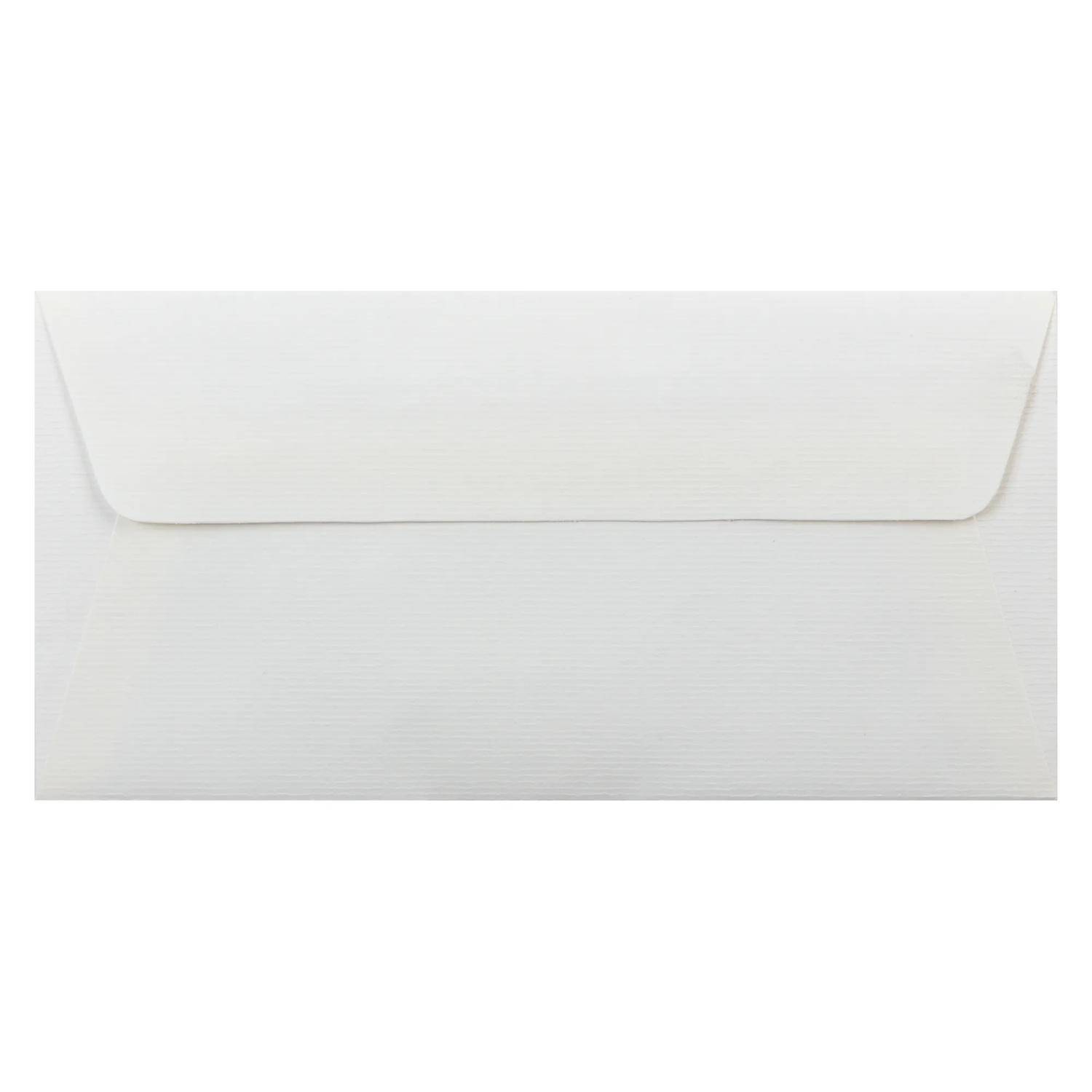 G.Lalo 10x Lalo, Packung 25 Umschlägen selbstklebend, DL 110x220mm - Weiß 46100L