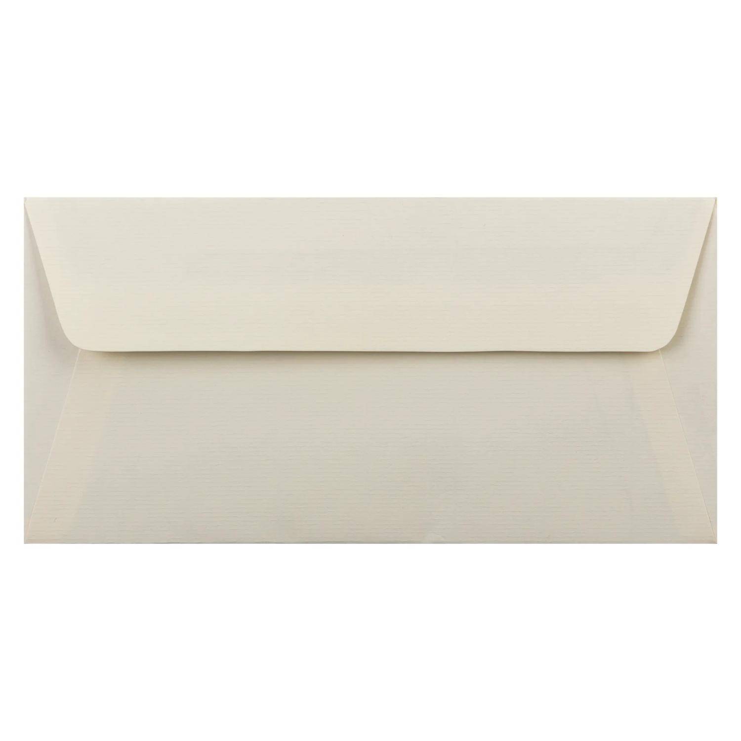 G.Lalo 10x Lalo, Packung 25 Umschlägen selbstklebend, 110x220mm Elfenbein 46116L
