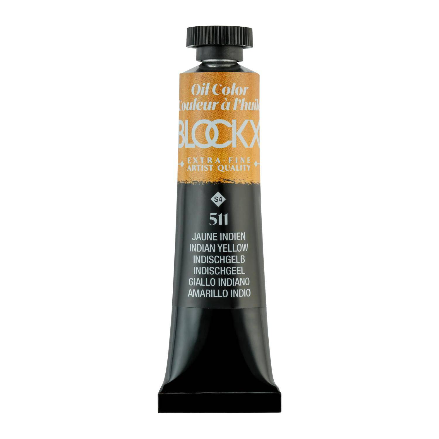 Blockx 3x Ölfarbe, Indischgelb, Tube 20ml - Indischgelb 212511BXC