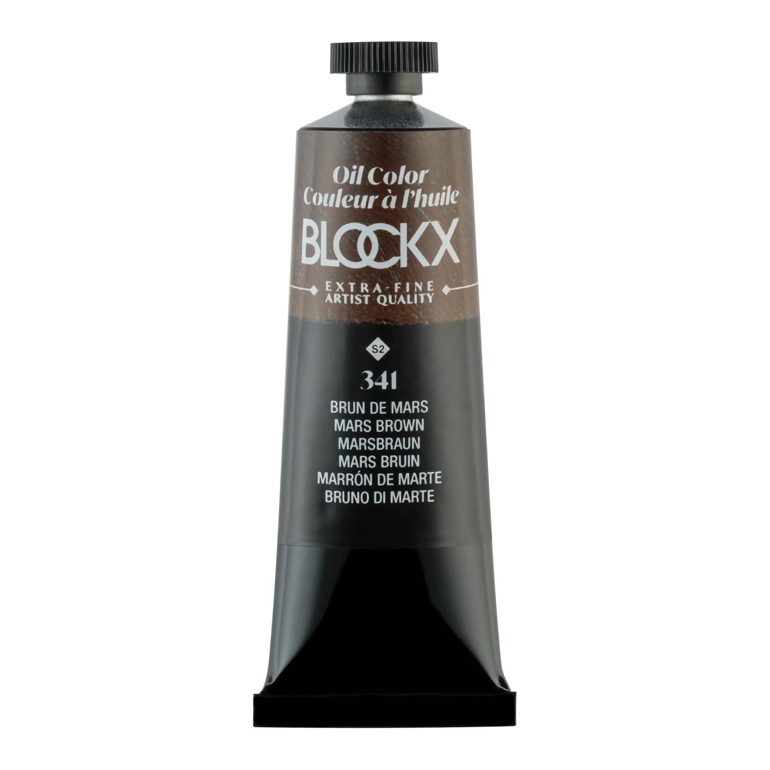 Blockx 3x Ölfarbe, Marsbraun - Tube 35ml - Marsbraun 213341BXC